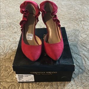 Christian Siriano Women's Red Heels
